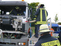 Feuerwehrübung technische Hilfe