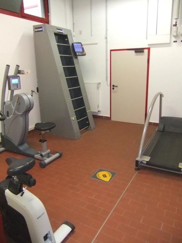 Übungsraum der Atemschutzübungsanlage