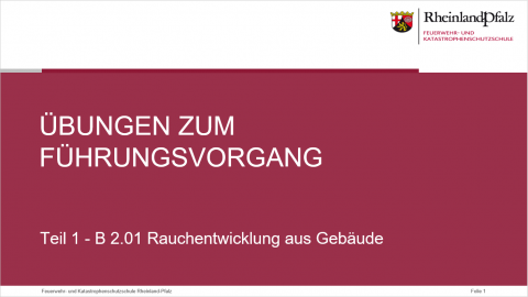 Übungen zum Führungsvorgang - Teil 1