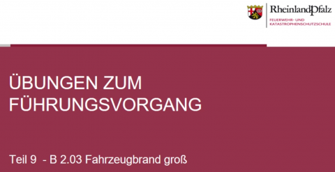 Übungen zum Führungsvorgang - Teil 9