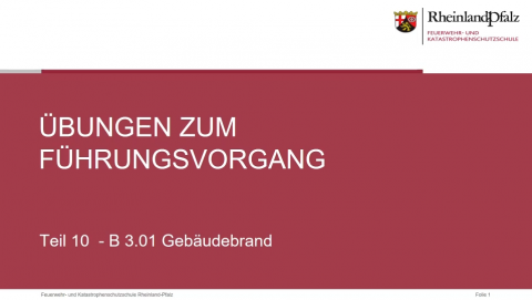 Übungen zum Führungsvorgang - Teil 10